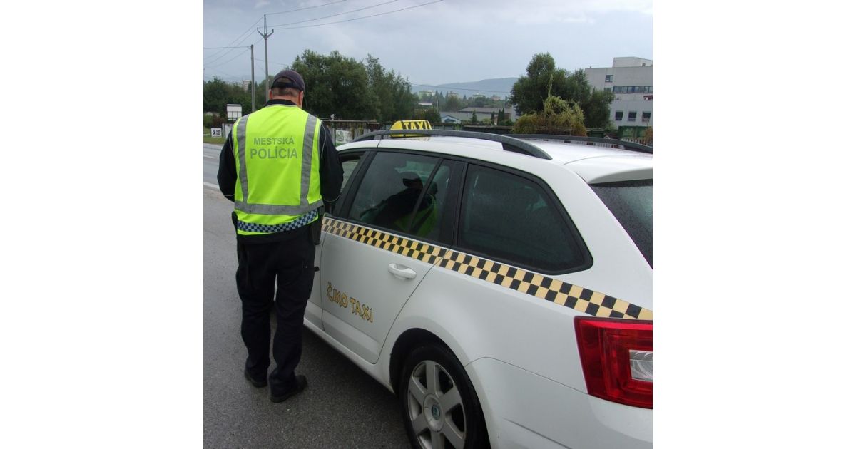 Kontrola taxislužieb na území mesta Rožňava