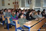 Stretnutie profes. vojakov (voj.misie) so študentmi