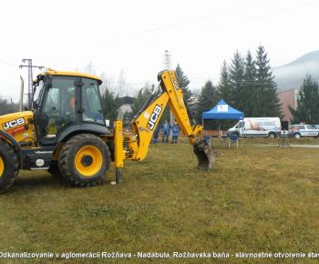 Odkanalizovanie Nadabula, Rožň. Baňa - slávnostné otvorenie stav