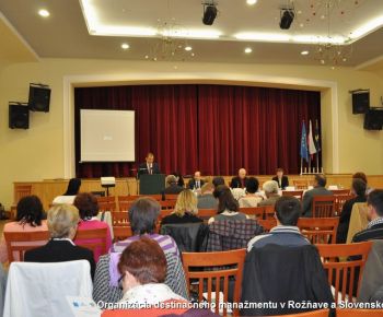 Organizácia destinačného manažmentu v Rožňave a Slovenskom krase