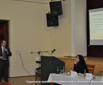 Organizácia destinačného manažmentu v Rožňave a Slovenskom krase