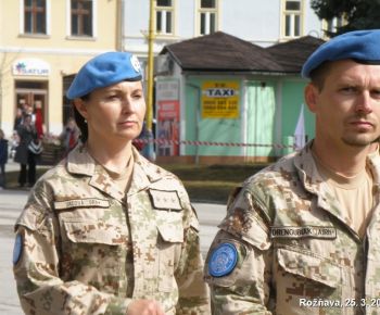 DOD - voj. posadka + slávn. nástup jednotiek z misií