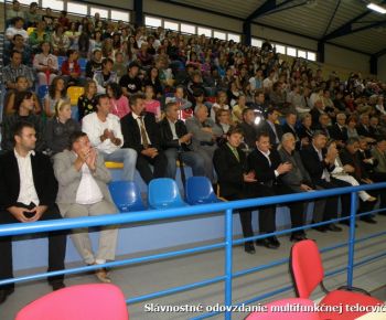 Multifunkcna telocvicna - odovzdanie