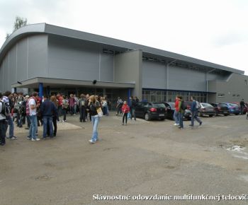 Multifunkcna telocvicna - odovzdanie