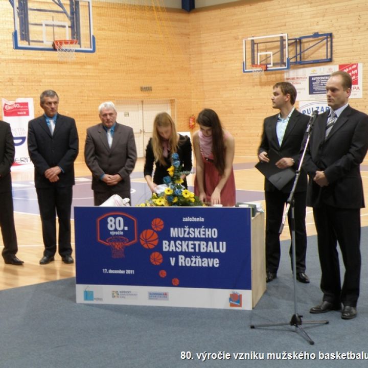 80. výročie vzniku mužského basketbalu v RV