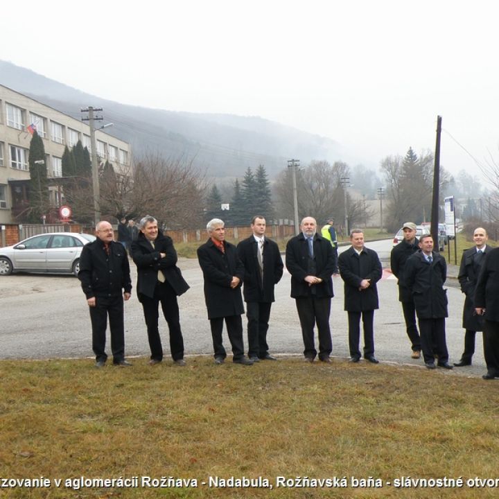 Odkanalizovanie Nadabula, Rožň. Baňa - slávnostné otvorenie stav