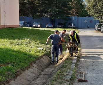 Čistenie záchytných rigolov