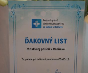 Ocenili prácu Mestskej polície