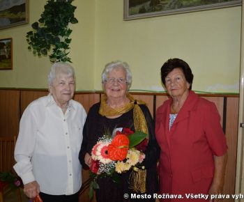 Spravodajstvo z podujatí / Životné jubileá v Dennom centre - foto