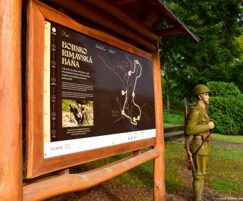 Spravodajstvo z podujatí / Dvaja noví vojaci strážia náučný chodník BOJISKO RIMAVSKÁ BAŇA - foto