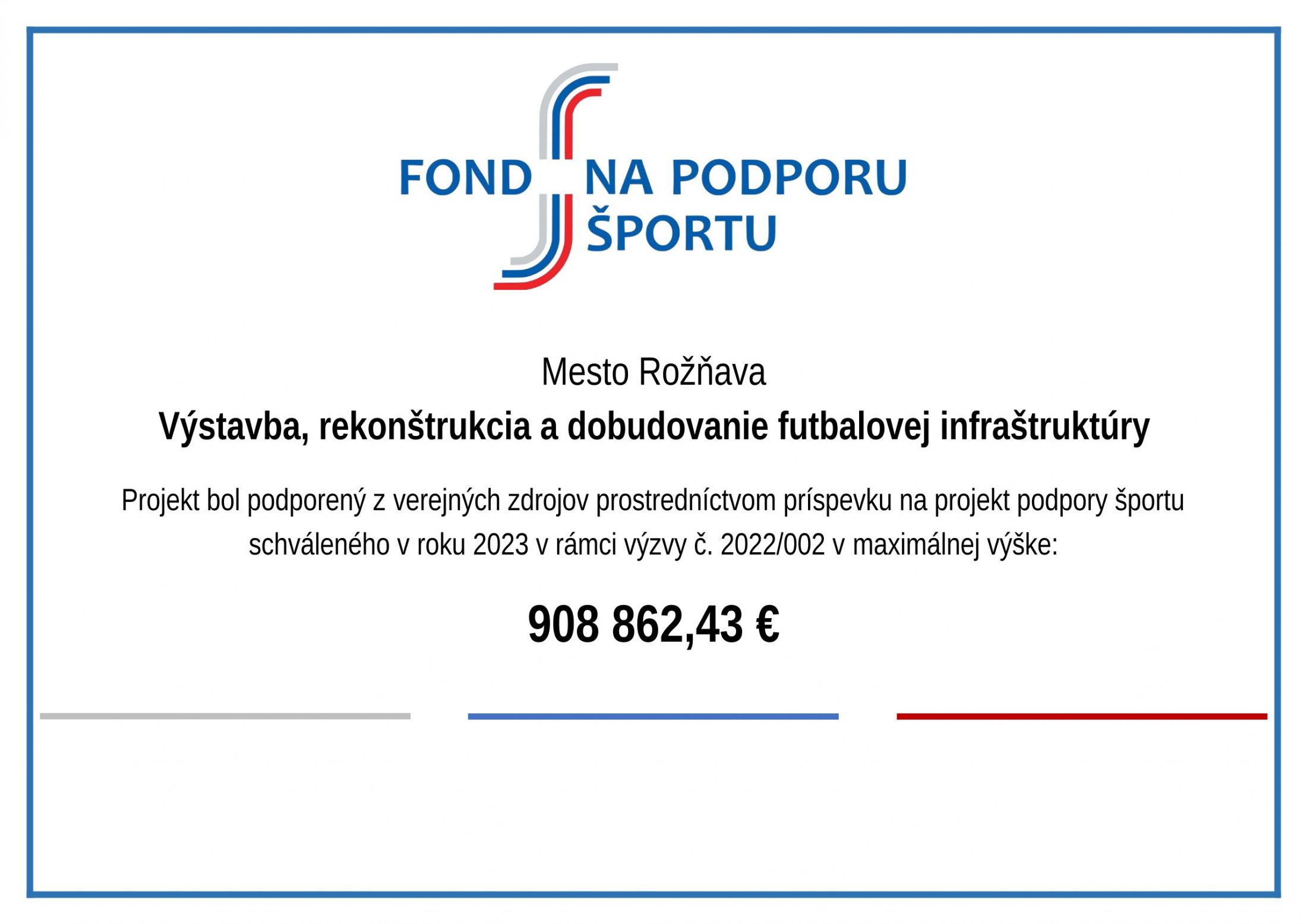 fond na podporu športu - logo