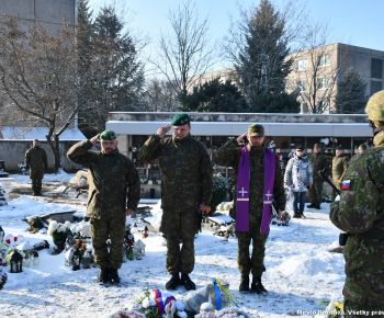 Spravodajstvo z podujatí / Spomienkový akt tragicky zosnulým vojakom pri maďarskej obci Hejce - foto