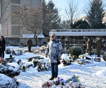 Spravodajstvo z podujatí / Spomienkový akt tragicky zosnulým vojakom pri maďarskej obci Hejce - foto
