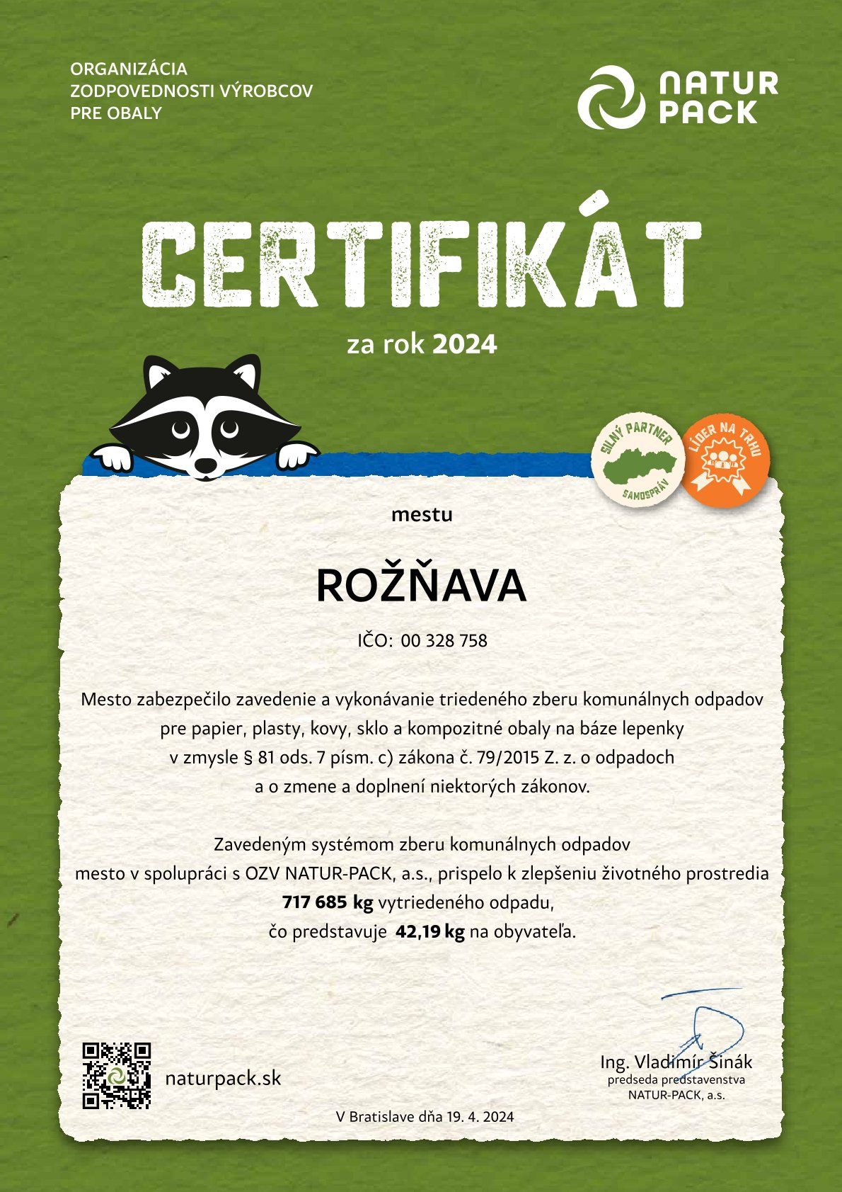 certifikat naturpack