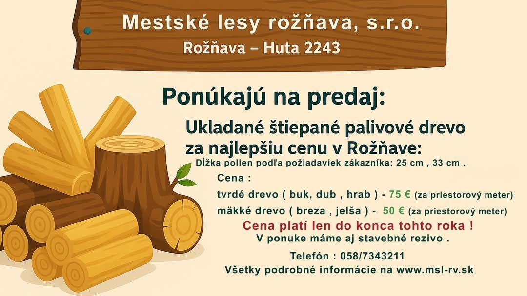 predaj palivoveho dreva