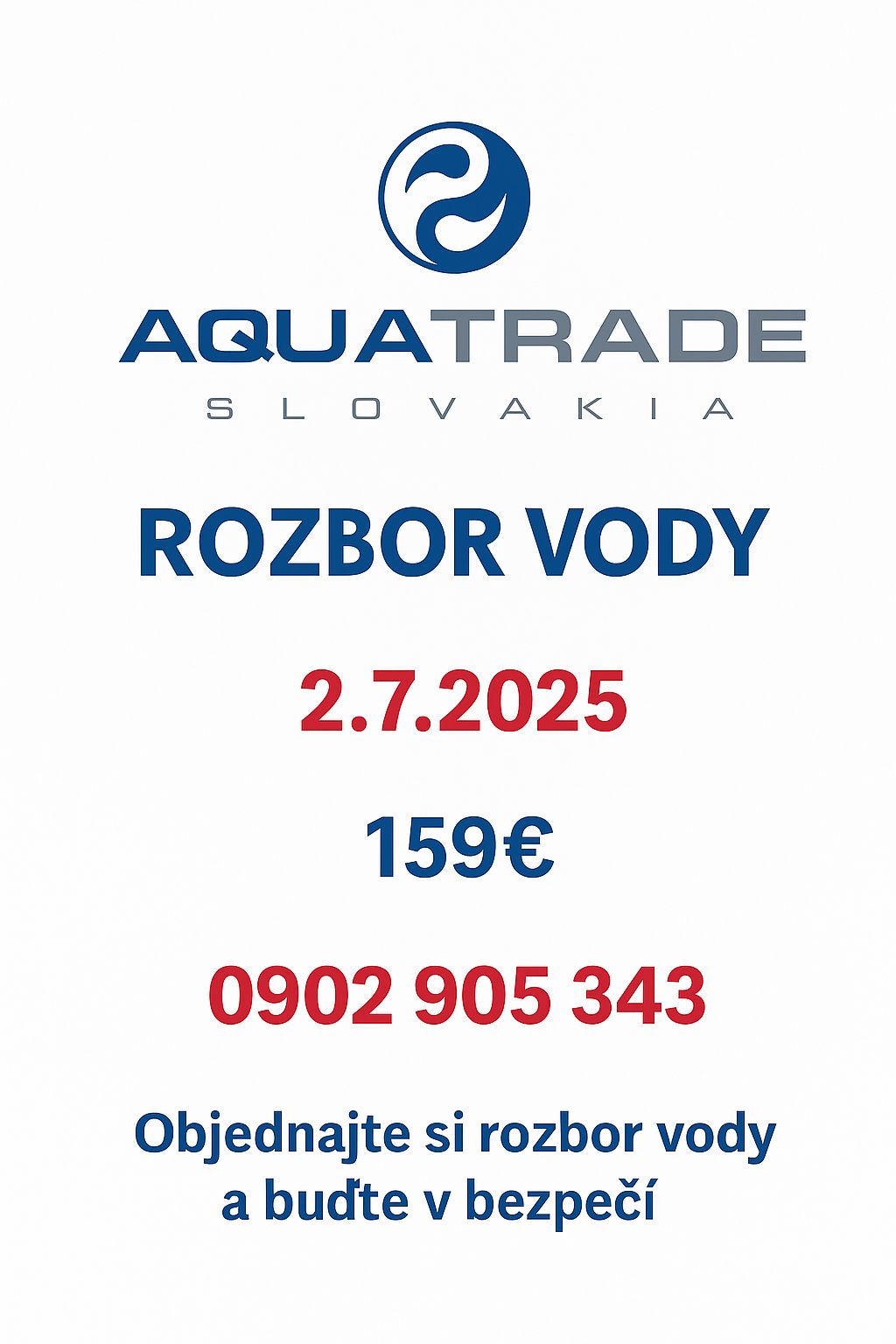 testoanie kvality vody plagat