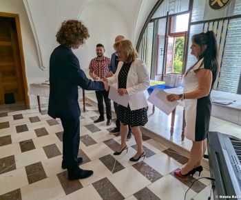Spravodajstvo z podujatí / Ocenenie najúspešnejších žiakov základných škôl  v zriaďovateľskej pôsobnosti mesta Rožňava - foto