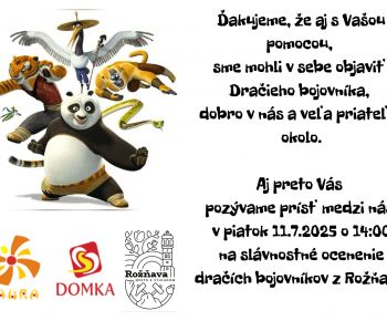 Spravodajstvo z podujatí / Záverečná správa z podujatia Dračí bojovník – Letný prímestský tábor - foto