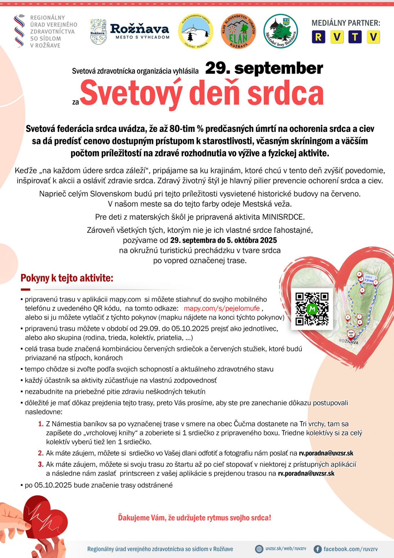 svetový den srdca plagat