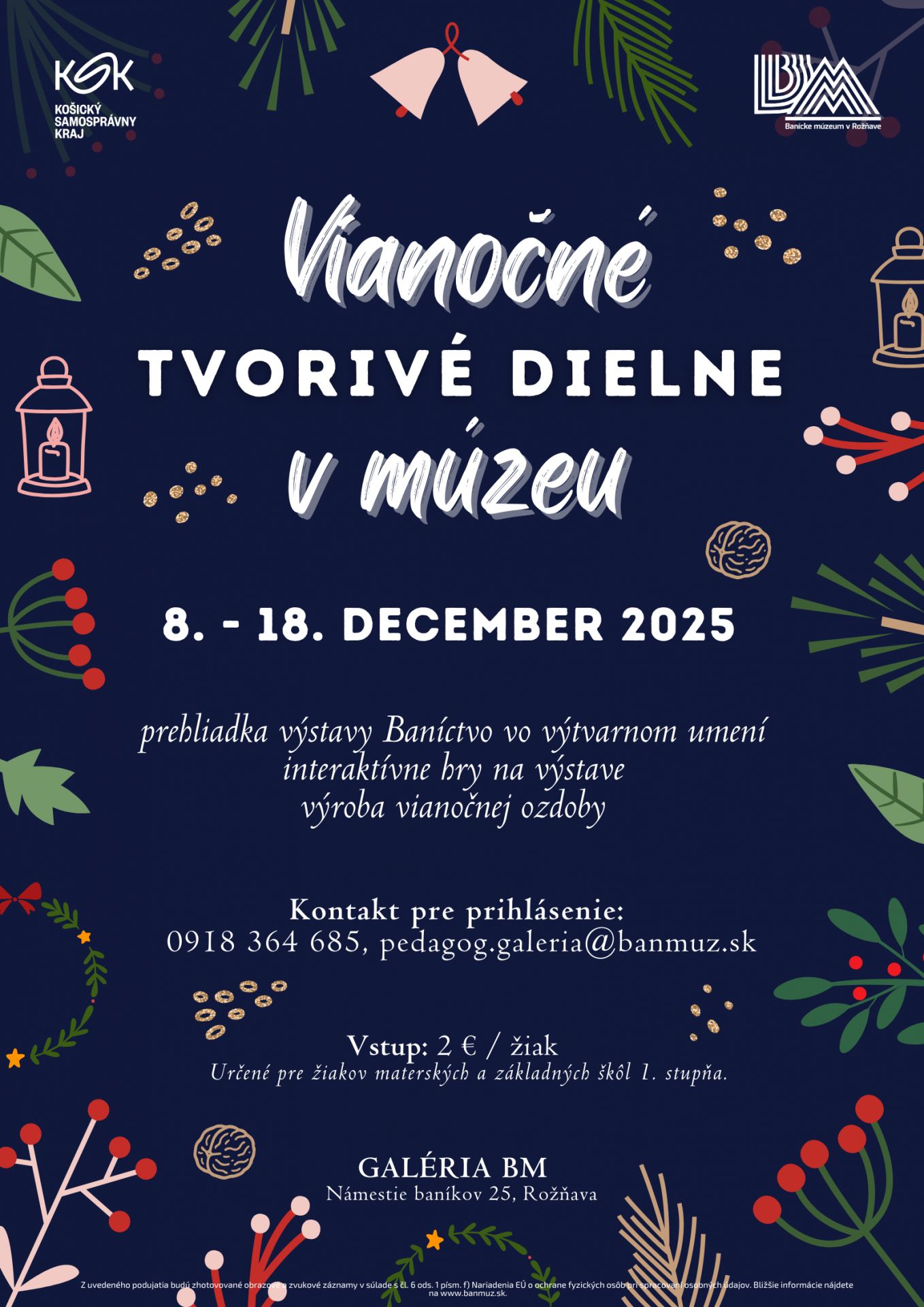 vianocne tvorive dielne