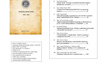 Spravodajstvo z podujatí / Záverečná správa o použití dotácie pre Rožňavský besednéný spolok - foto