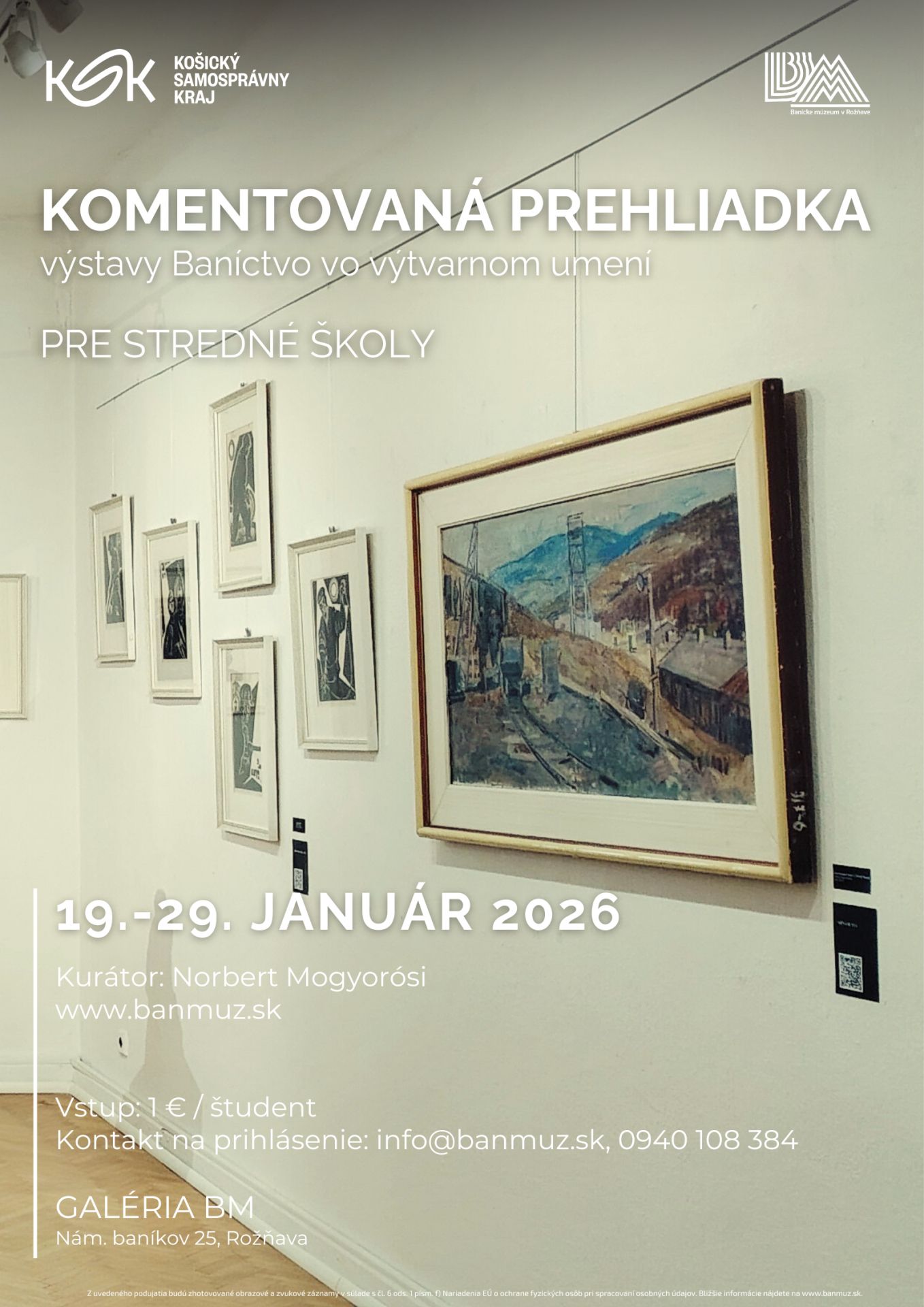 Baníctvo vo výtvarnom umení pre stredoškolákov plagat