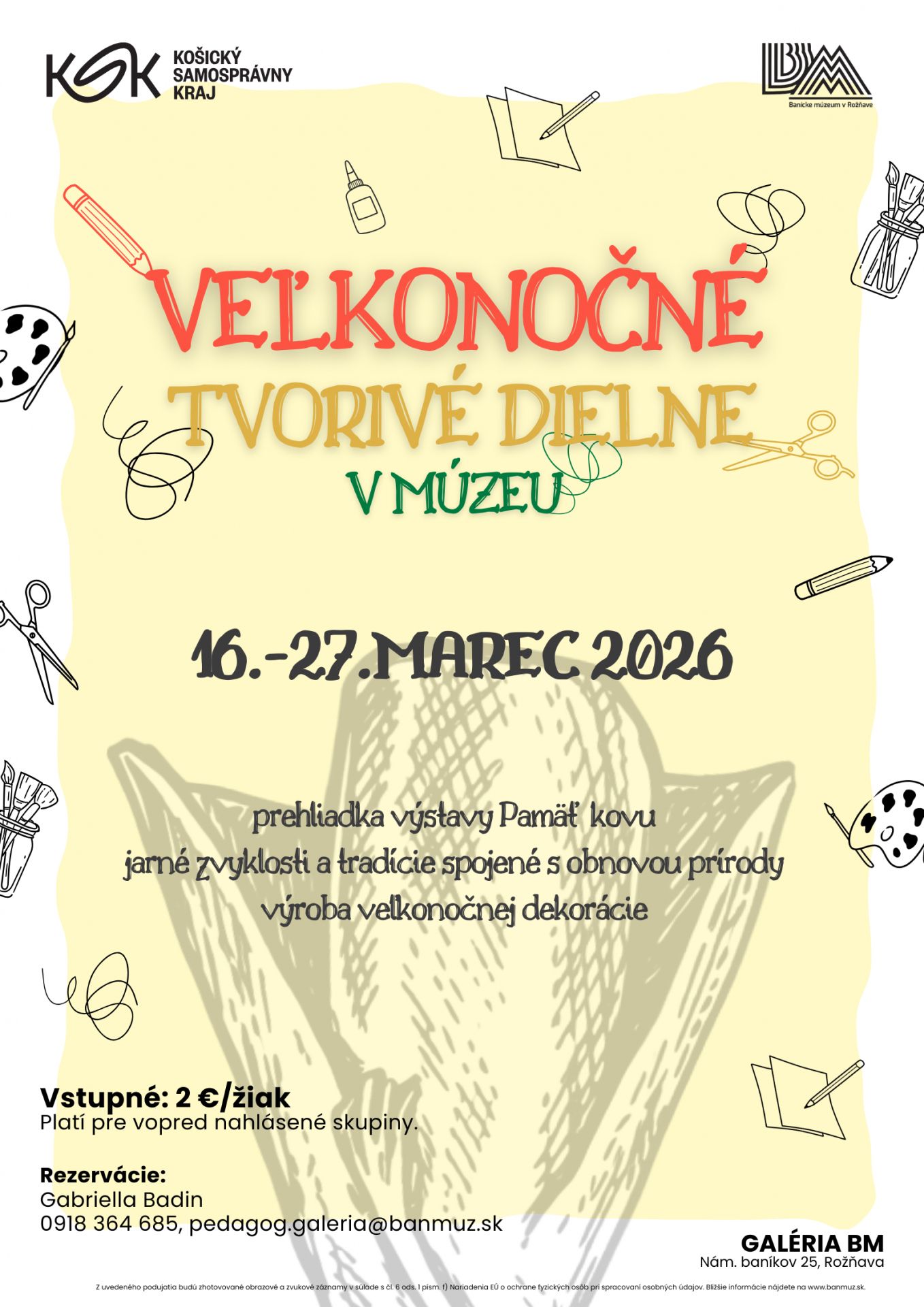velkonocne tvorive dielne