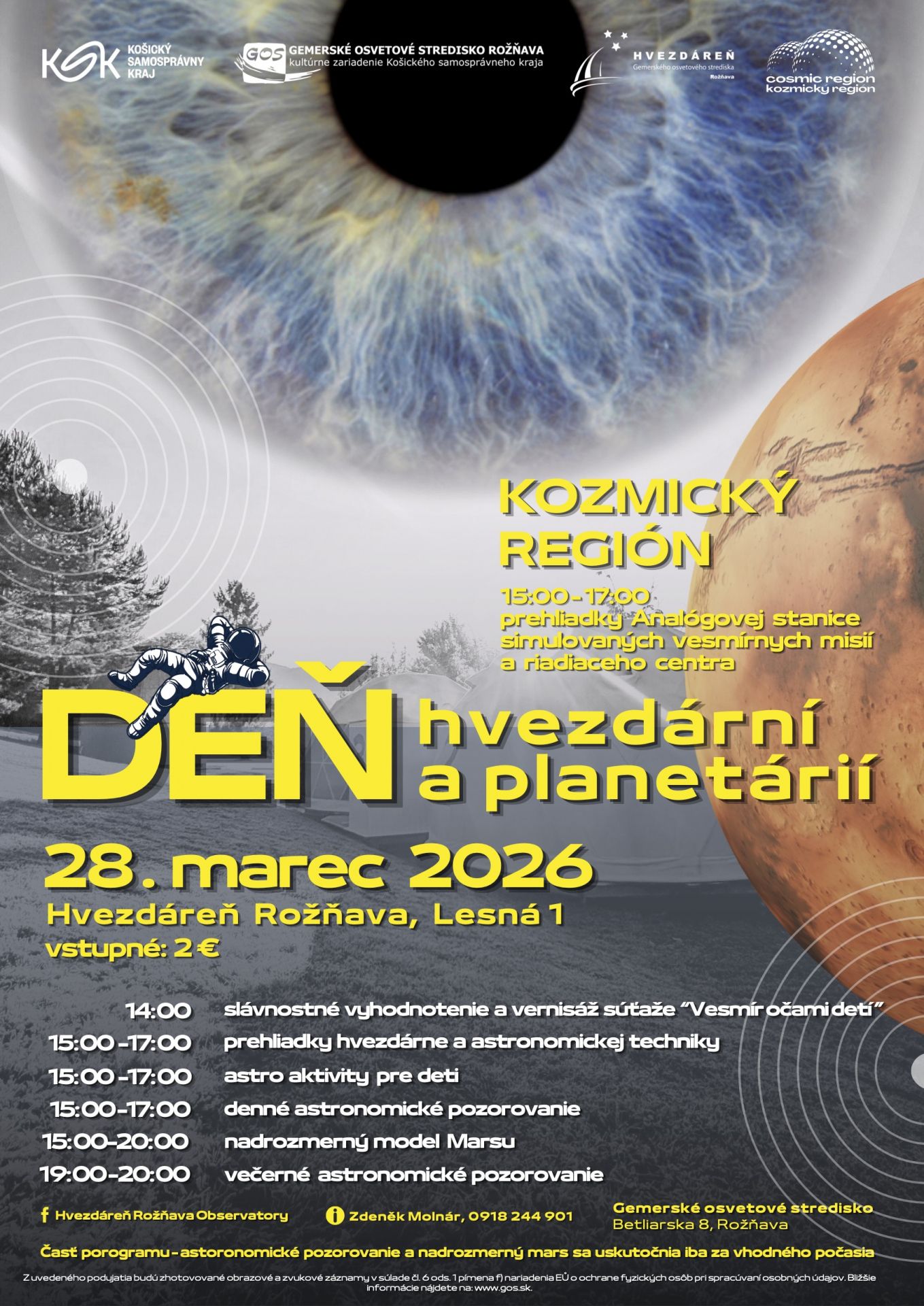 Kozmický región pozýva na návštevu stanice vesmírnych misií