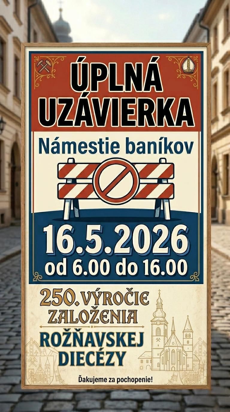 uzavierka namestia plagat