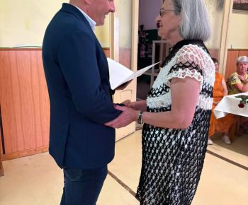 Akcie v dennom centre rok 2026 / Oslava životných jubileí členov Denného centra a JDS MO Rožňava - foto