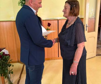 Akcie v dennom centre rok 2026 / Oslava životných jubileí členov Denného centra a JDS MO Rožňava - foto