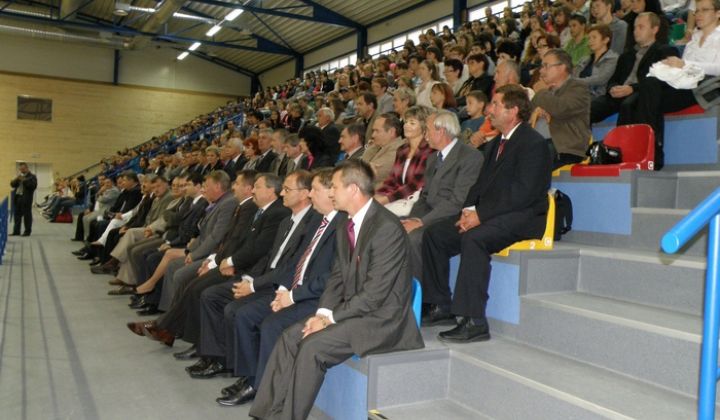 Multifunkcna telocvicna - odovzdanie Multifunkcna telocvicna - odovzdanie