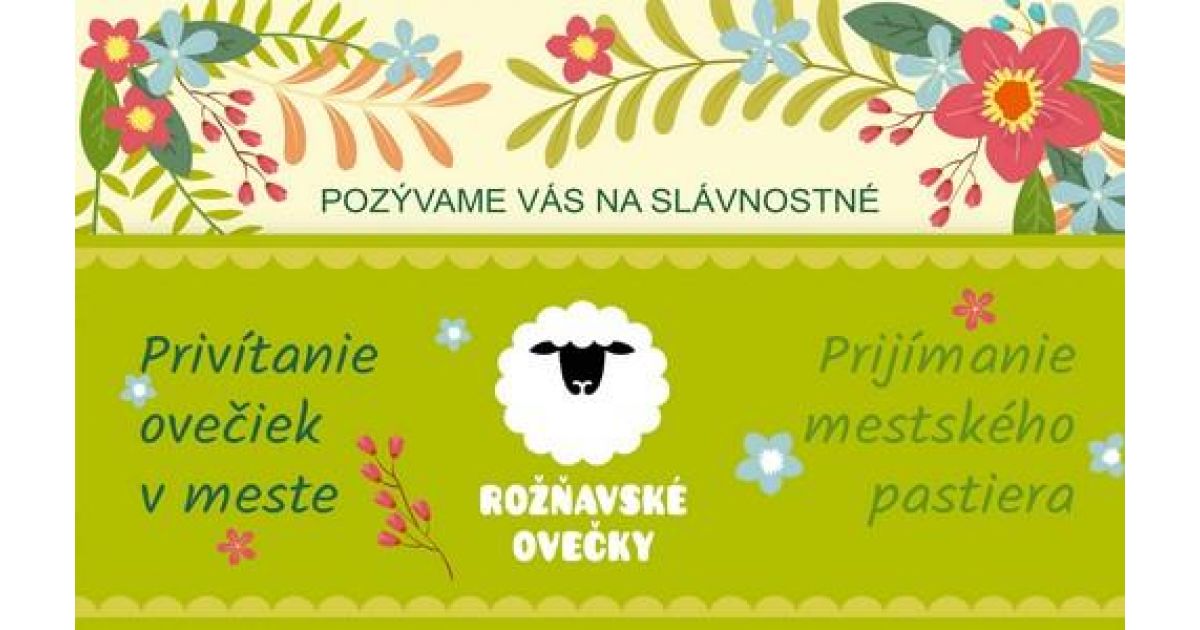 Privítanie ovečiek v meste