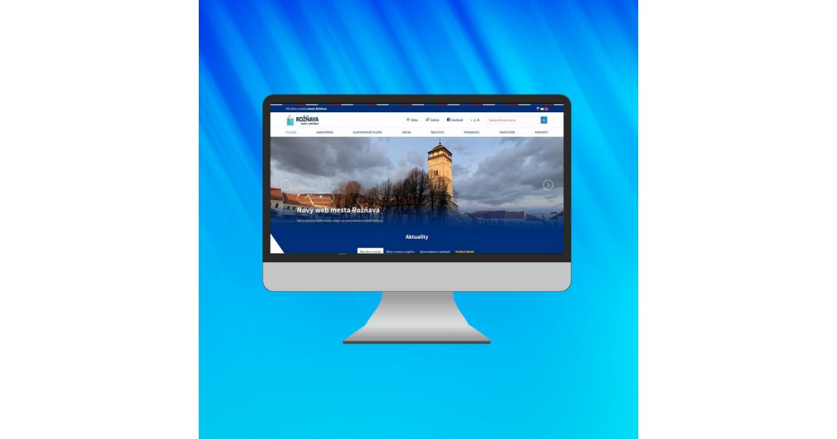 Nový web mesta Rožňava