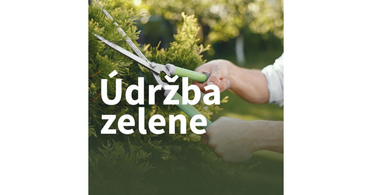 Plán údržby verejnej zelene – kosenie na rok 2023