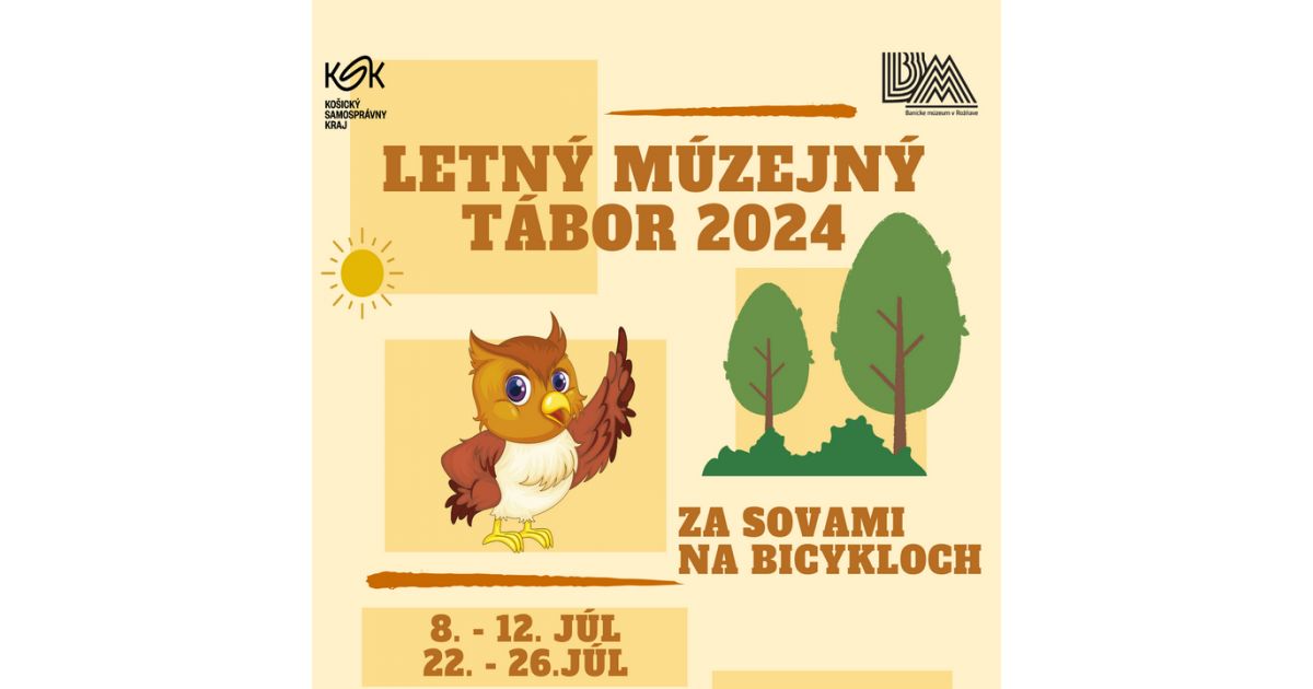 Letný múzejný tábor Za sovami na bicykloch sa začal tento týždeň