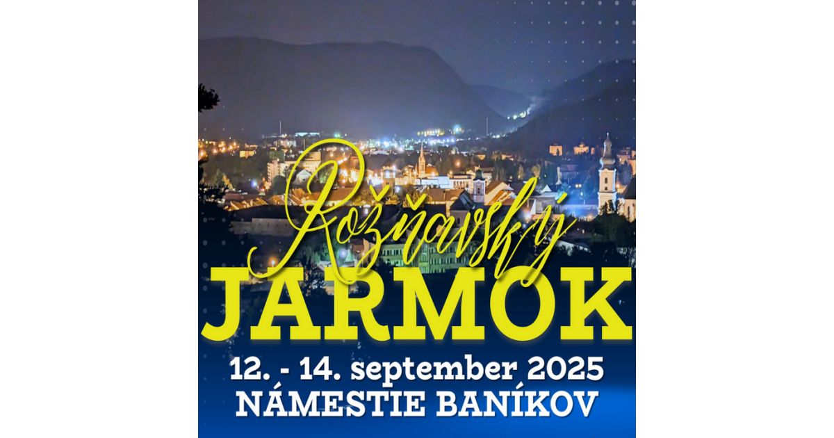 Rožňavský jarmok 2025