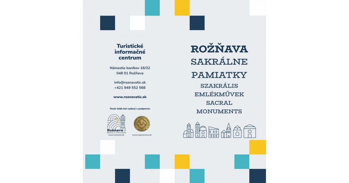 Vydanie informačných letákov o sakrálnych pamiatkach na území mesta Rožňava