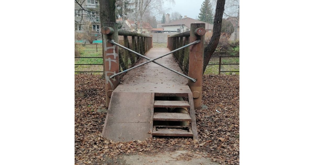 Z bezpečnostných dôvodov je most na ulici Letnej uzavretý