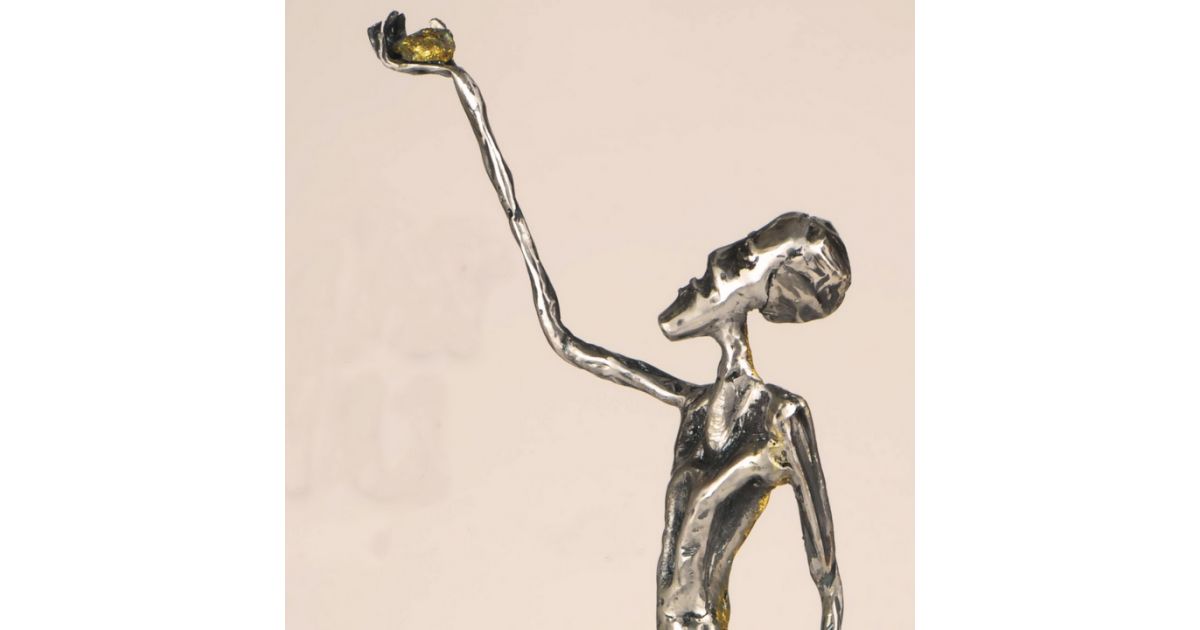  Výstava sôch Petra Kuraja Pamäť kovu