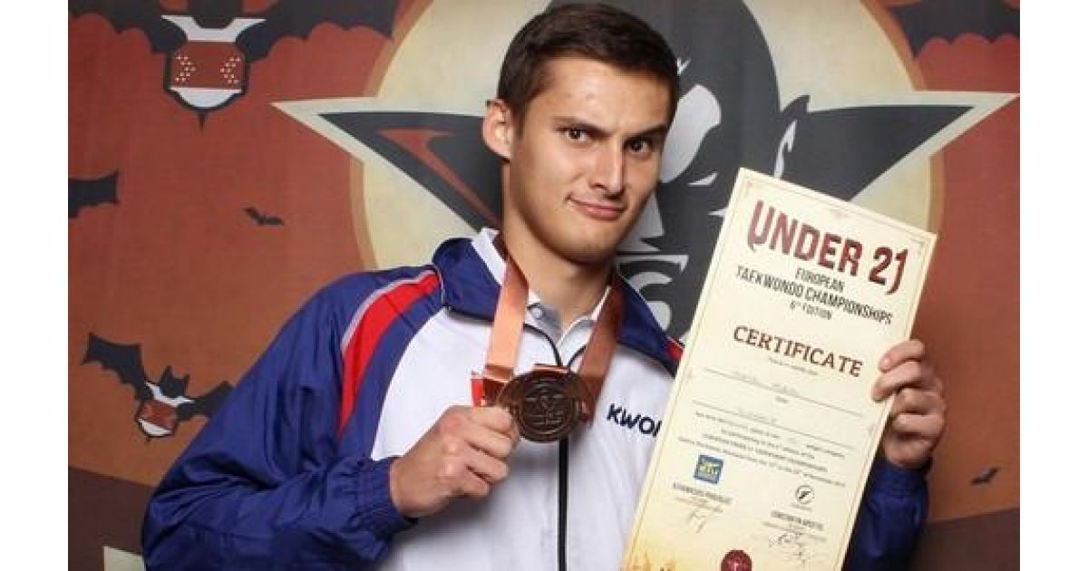 Adrián Angyal - člen klubu TAEKWONDO HAKIMI Rožňava získal na Majstrovstvách Európy BRONZ