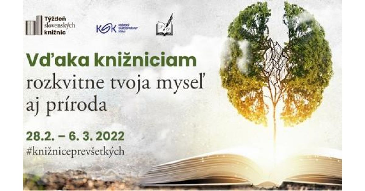 Týždeň slovenských knižníc v roku 2022 v Gemerskej knižnici Pavla Dobšinského v Rožňave