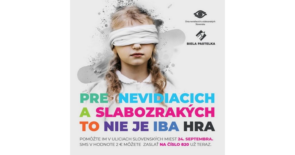 Biela pastelka pomáha nevidiacim a slabozrakým už 20 rokov