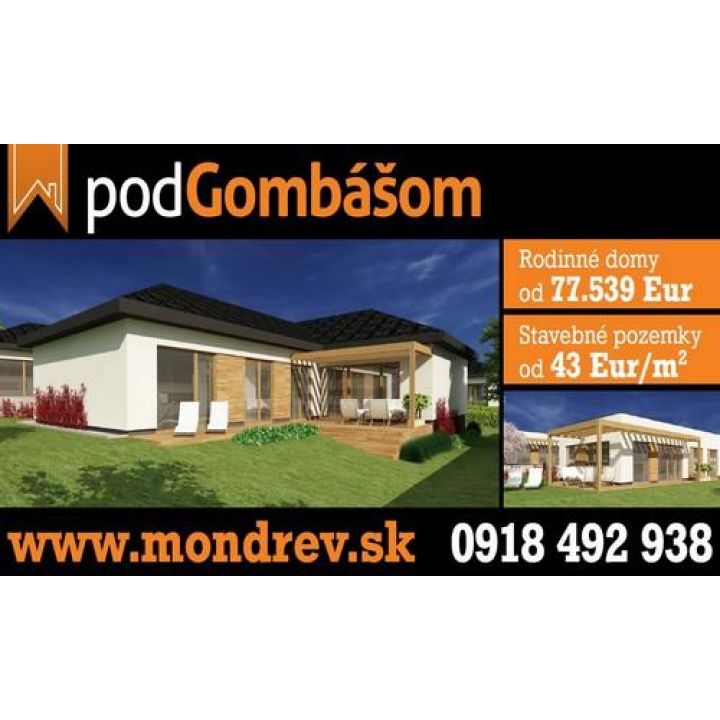 Lukratívne bývanie Pod Gombášom intenzívne naberá reálnu podobu