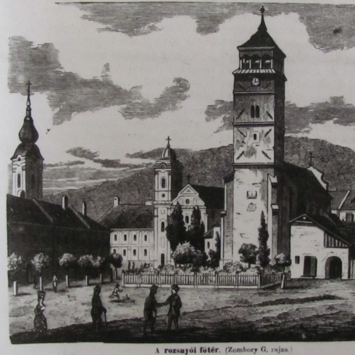 Námestie v Rožňave v druhej polovici 19. storočia