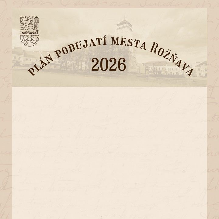 Fotka - Plán podujatí mesta Rožňava na rok 2026