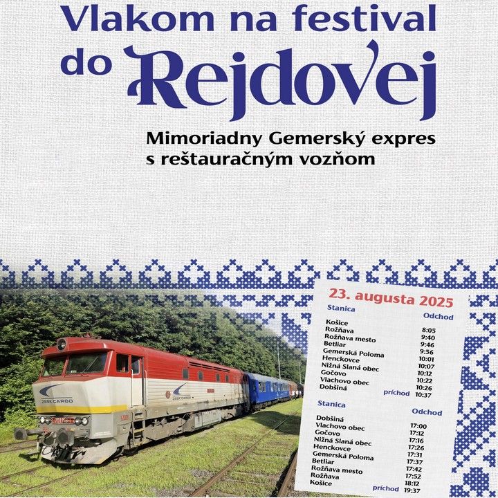 Fotka - Vlakom na festival do Rejdovej